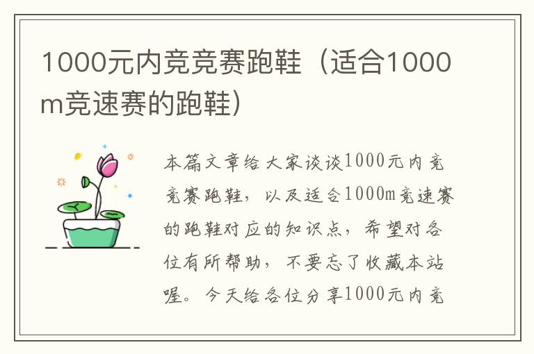 1000元内竞竞赛跑鞋（适合1000m竞速赛的跑鞋）